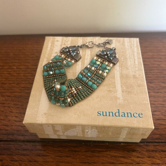 Sundance Chili Rose Beadz bracelet  NWOT - Picture 3 of 10
